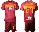 2020-21 Roma 27 PASTORE Home Soccer Jersey